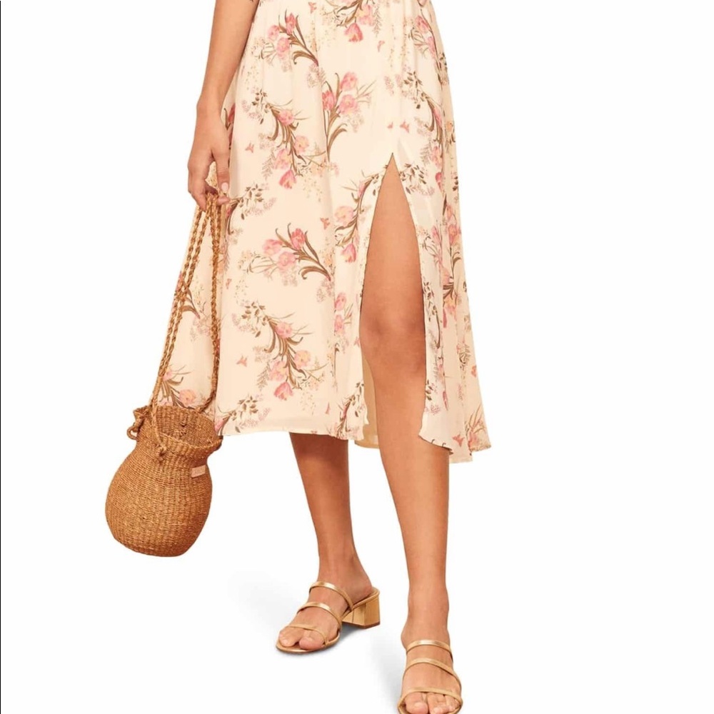 ❤️SOLD❤️ Reformation Inka Leila Dress Floral New - Picture 8 of 9